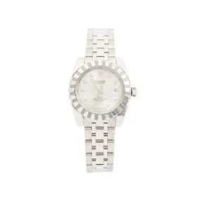 Tudor Classic Date 22010 Watch With Diamonds