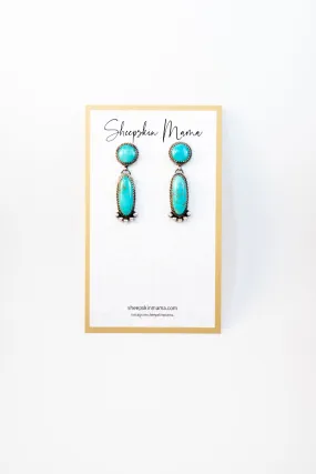 Turquoise Bloom Earring