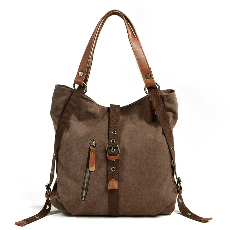 Versatile Canvas Casual Shoulder Bag