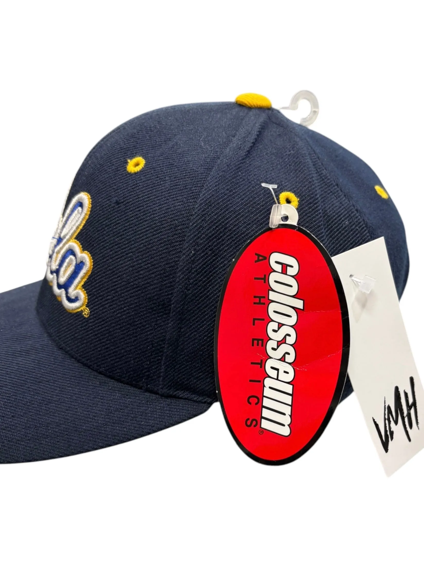 Vintage Colosseum Athletics UCLA Bruins Script Navy Strapback Hat
