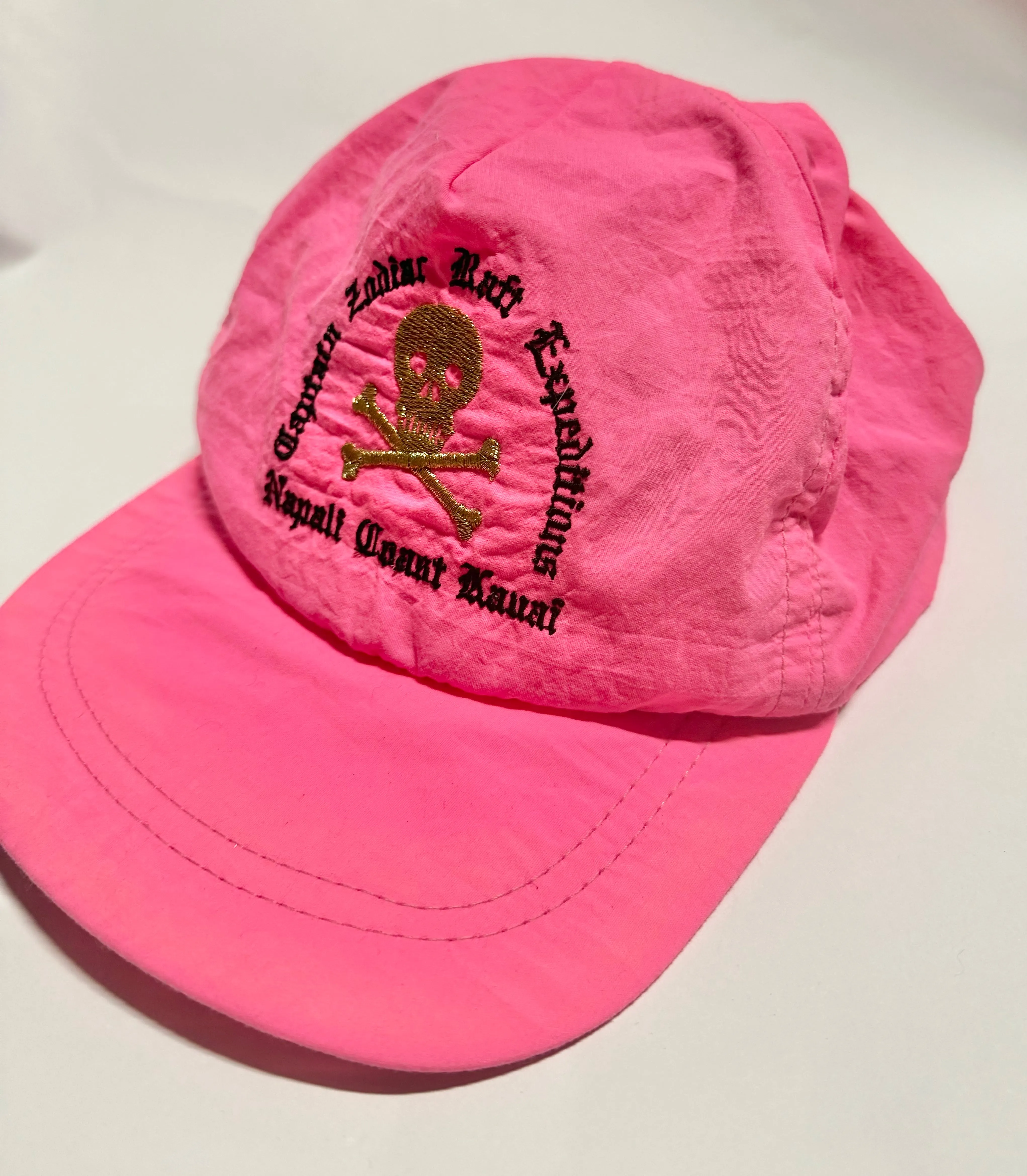 Vintage Fluro Skull Hat