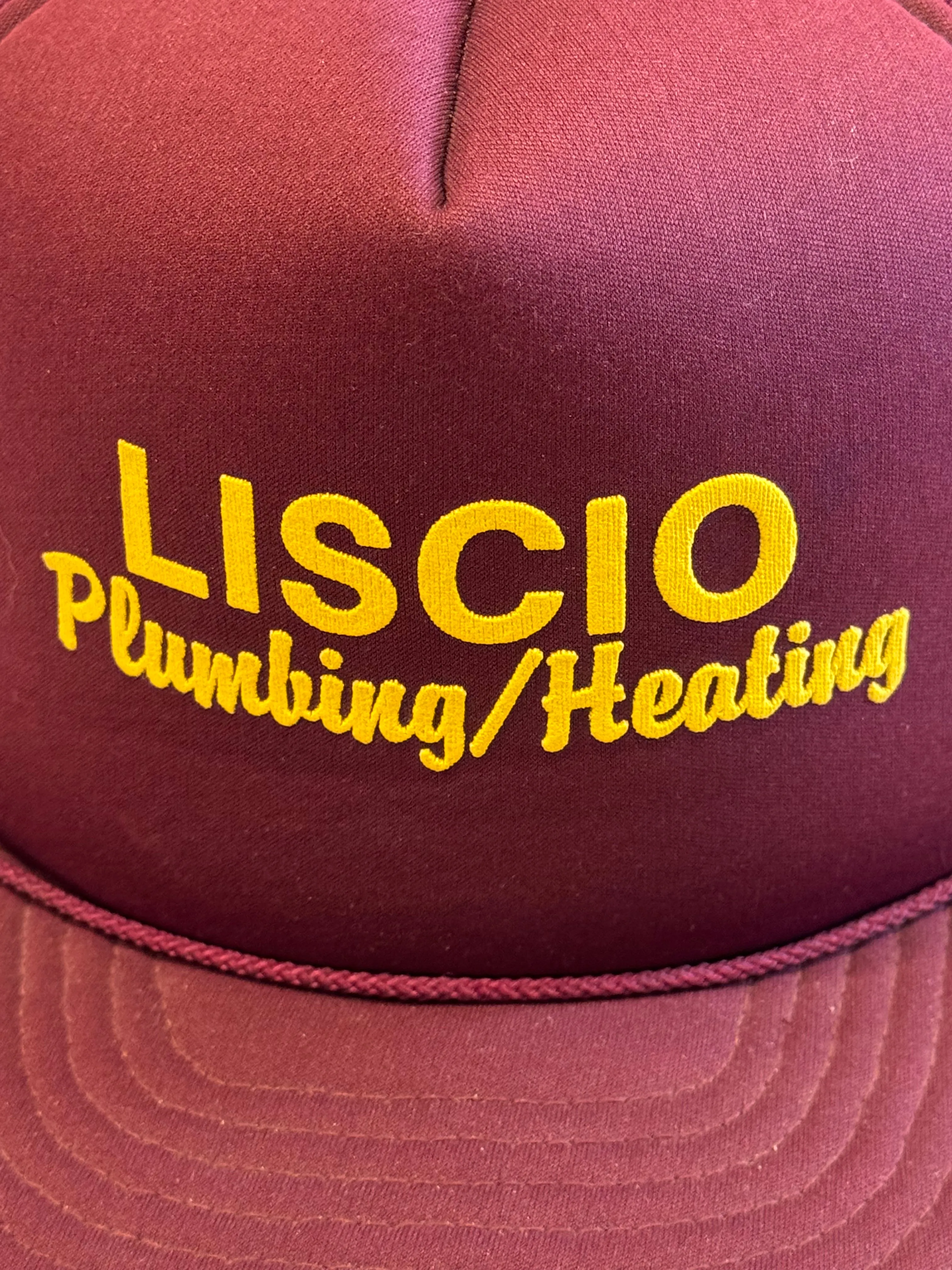 Vintage LISCIO Plumbing Trucker Hat