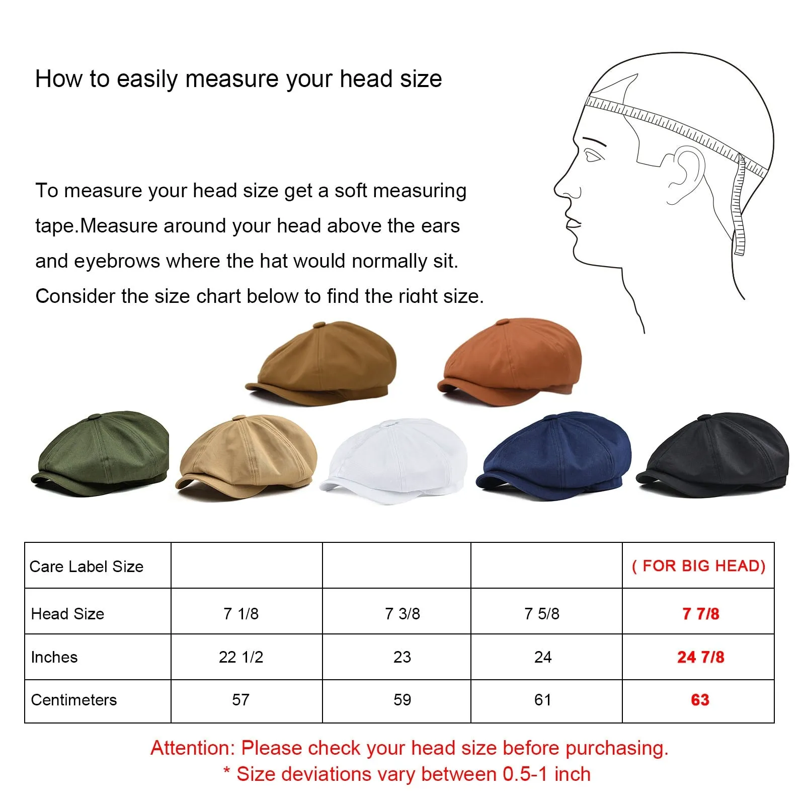Vintage Newsboy Cap