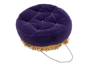 Vintage Purple & Gold Karl Lagerfeld 1985 Cushion Hat