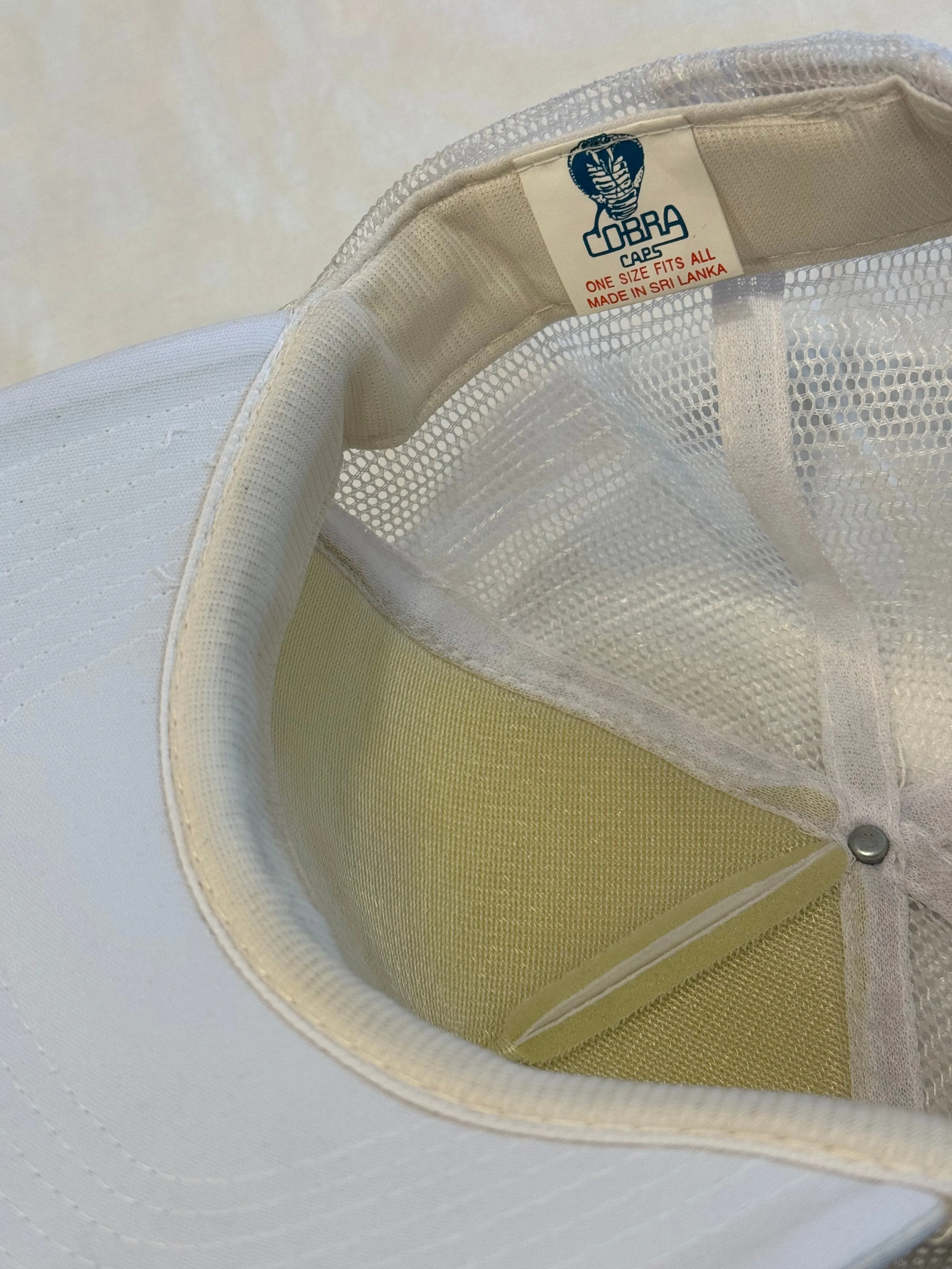 Vintage White BLAZE Trucker Hat