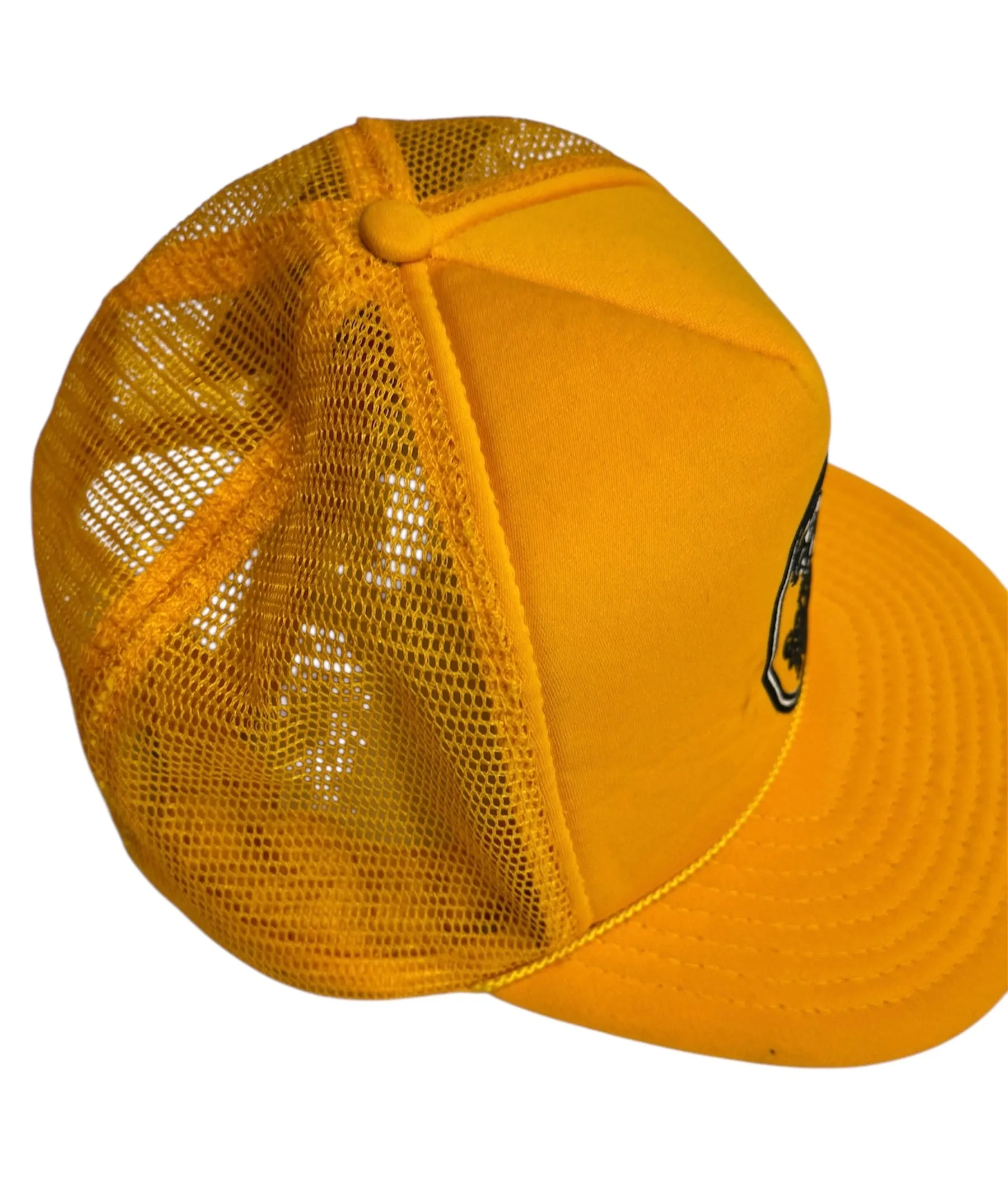 Vintage Yellow Golden Goose Casino Trucker Hat