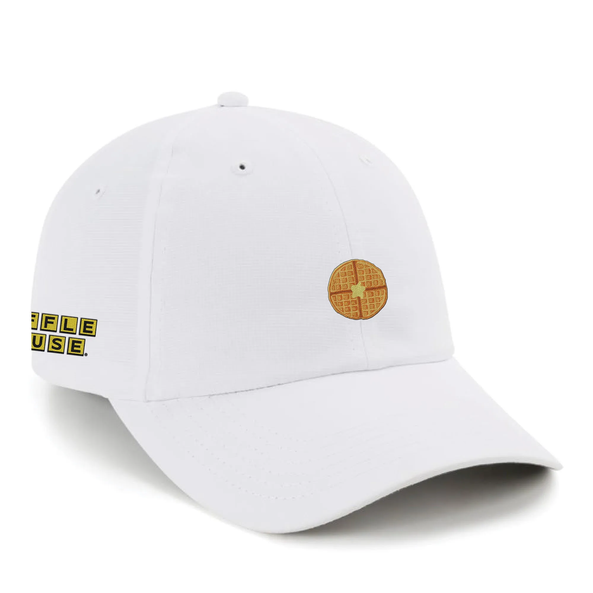 Waffle Icon Performance Hat - White