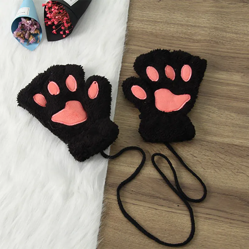 Warm Bear Paw Gloves
