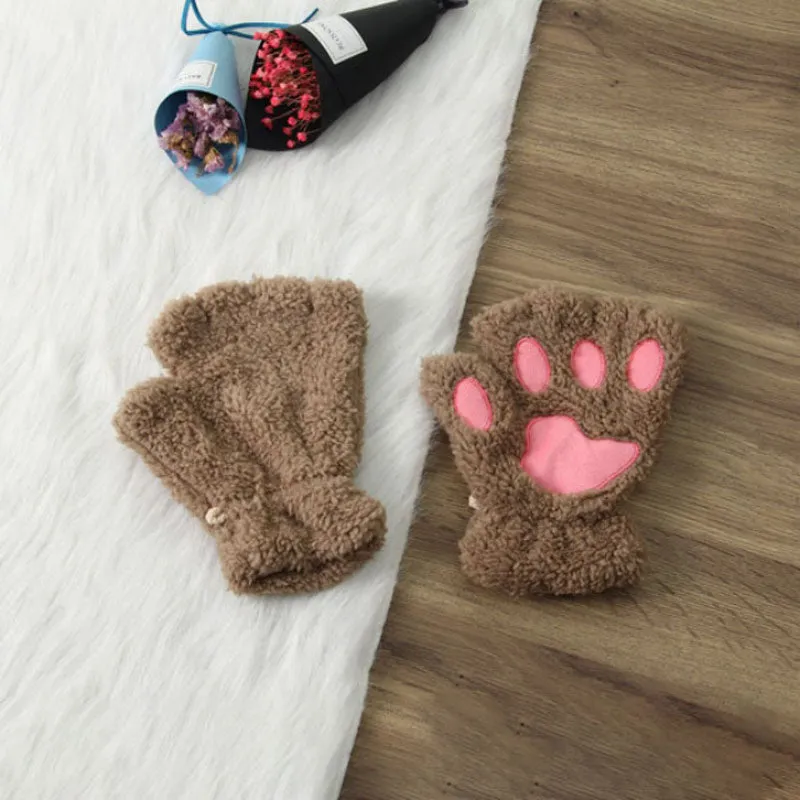 Warm Bear Paw Gloves