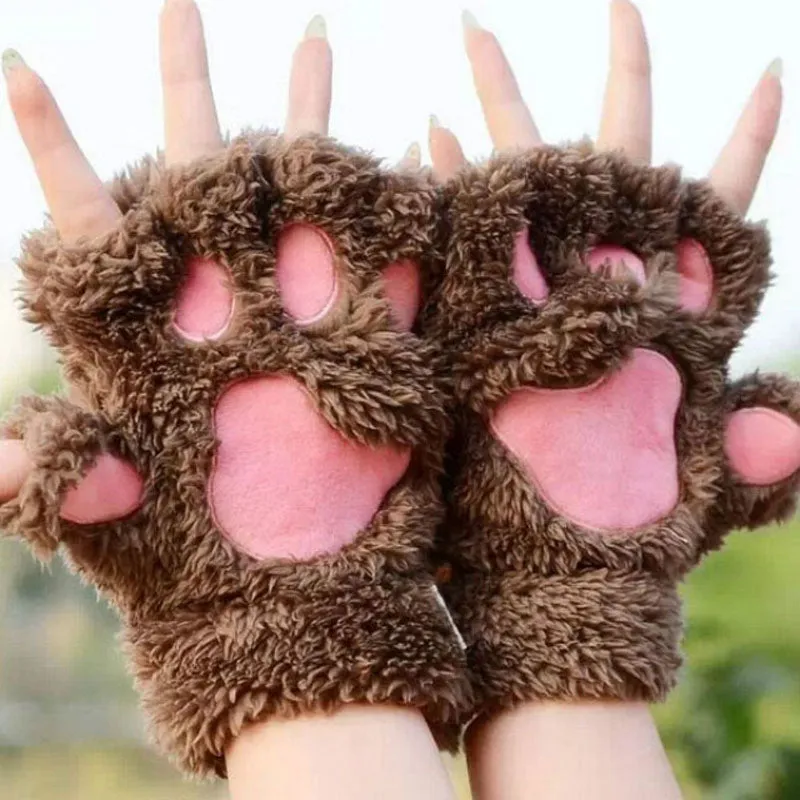 Warm Bear Paw Gloves