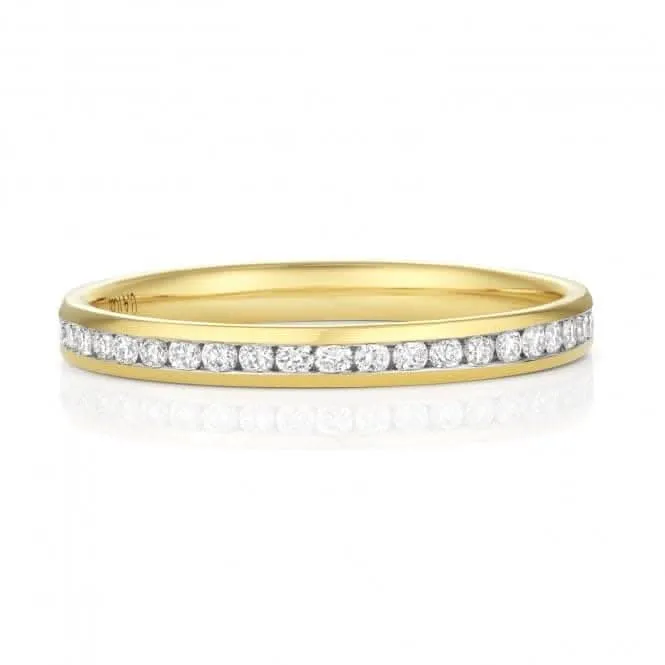 Wedding Band 18ct Gold Diamond Eternity Ring WQ228/I