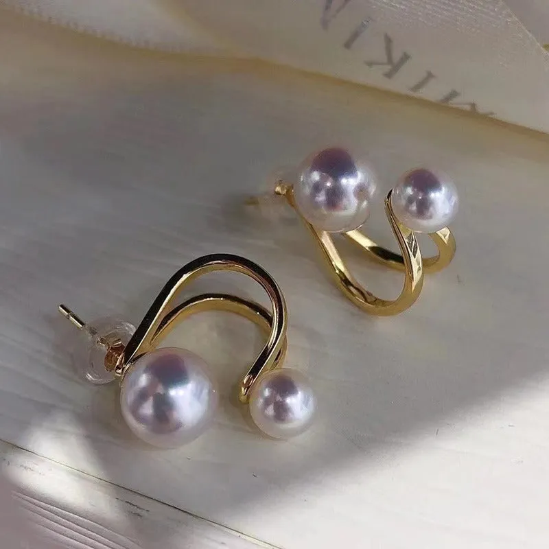 Wholesale Multi Use Pearl Stud Earring Setting-Feliz Pearl