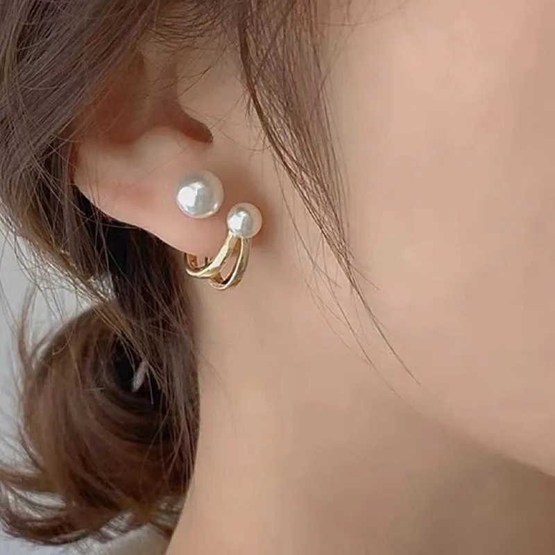 Wholesale Multi Use Pearl Stud Earring Setting-Feliz Pearl