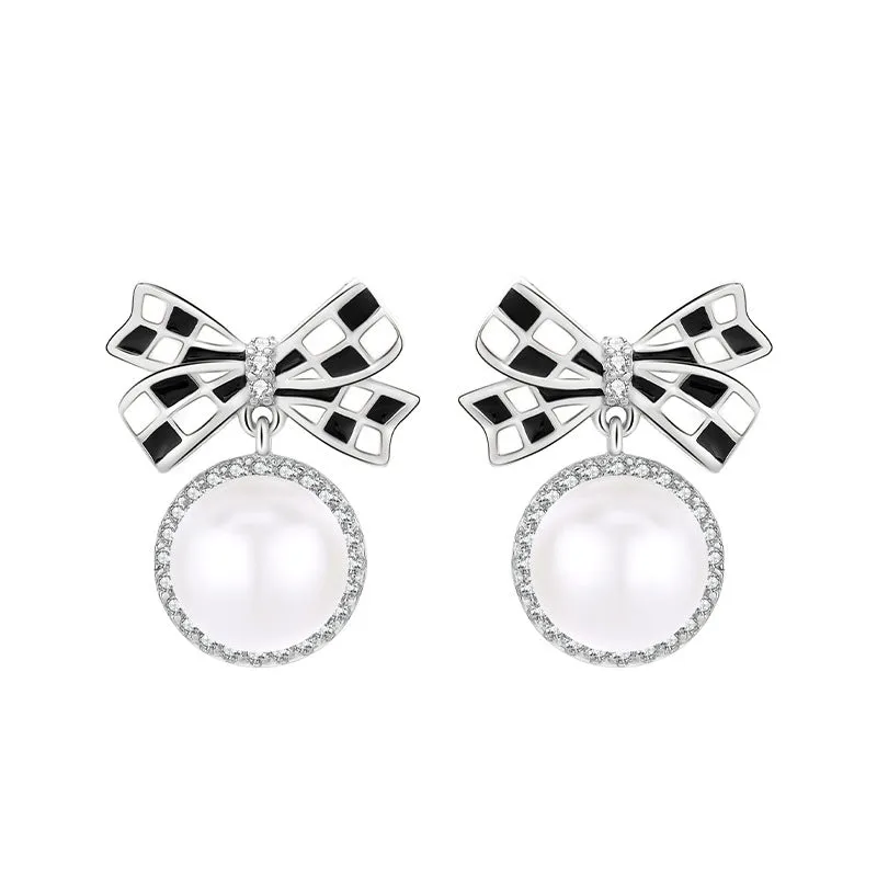 Wholesale Price Bow Knot Pear Earring Setting-Feliz Pearl