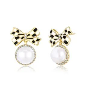 Wholesale Price Bow Knot Pear Earring Setting-Feliz Pearl