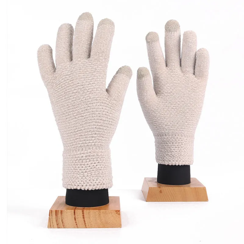 Wholesale Touch Screen Gloves Winter Outdoor Cold-proof Warm Knitted Gloves