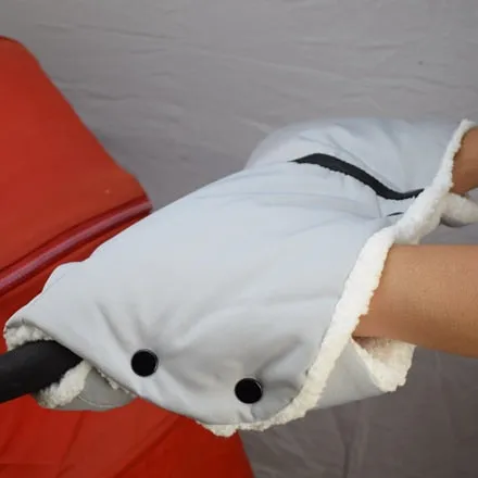 Winter pram hand muff baby warm  Fleece hand cover Muff Glove