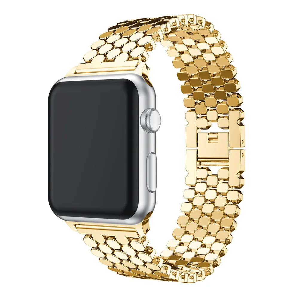 women apple watch gold band