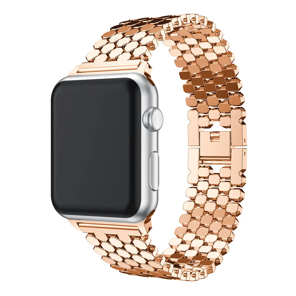women apple watch gold band