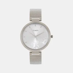 Women Silver Analog Stainless Steel Watch TW000X216