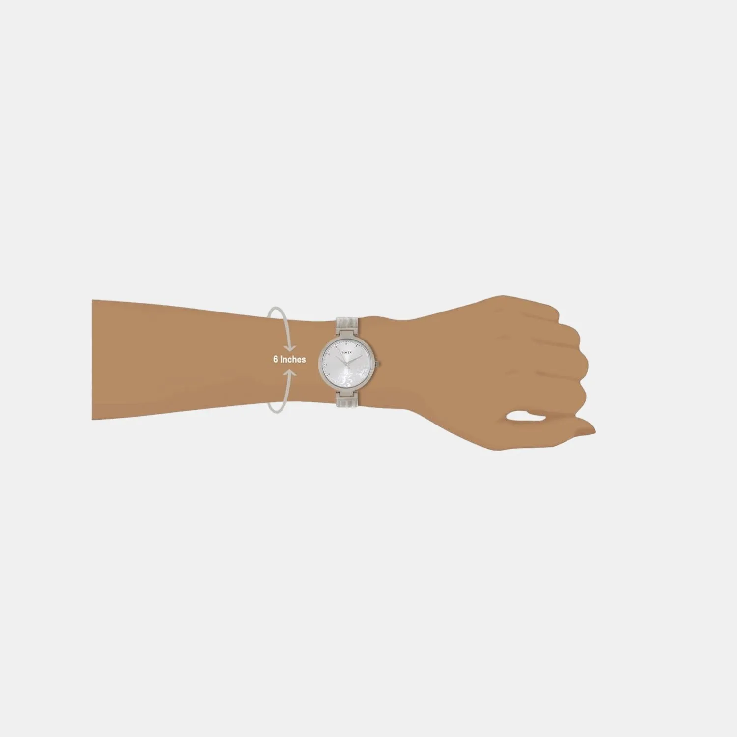 Women Silver Analog Stainless Steel Watch TW000X216