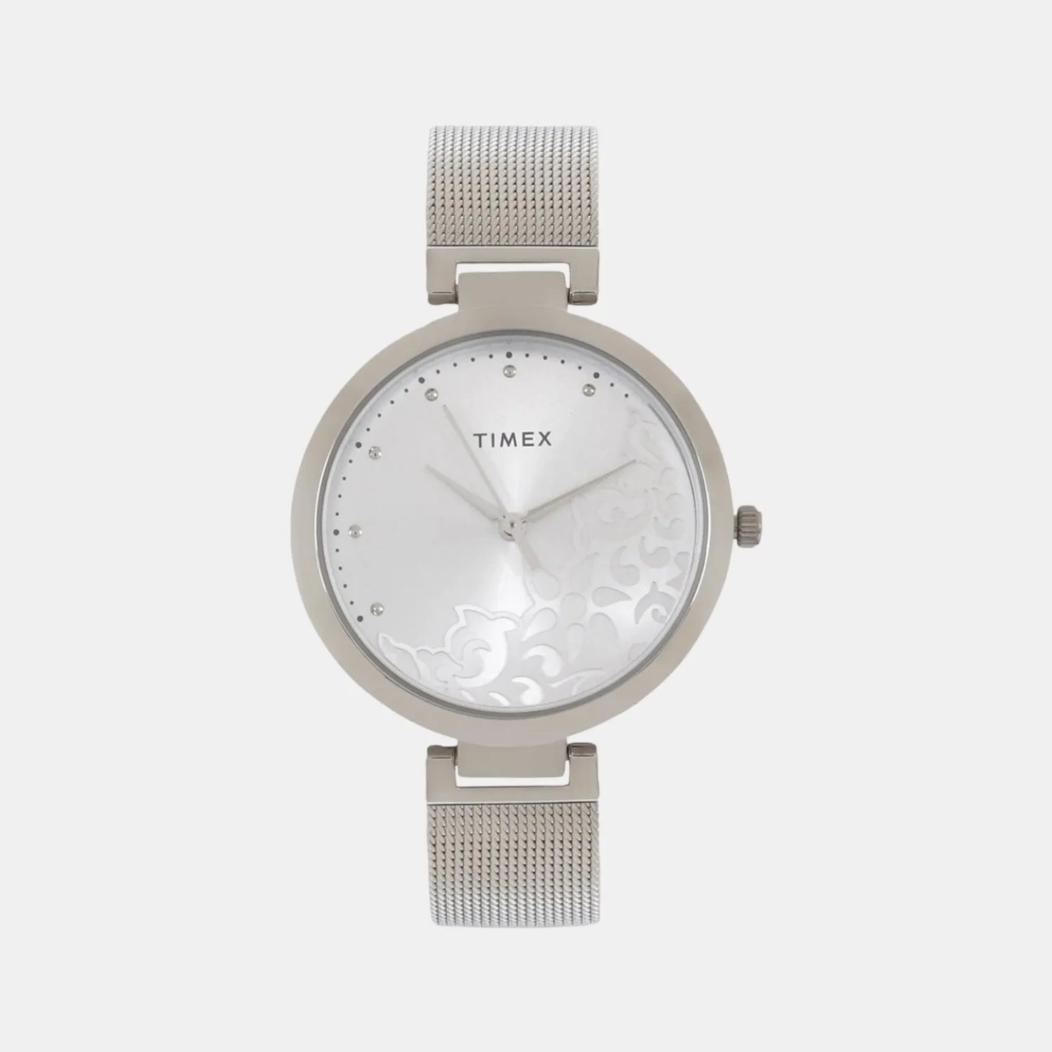 Women Silver Analog Stainless Steel Watch TW000X216
