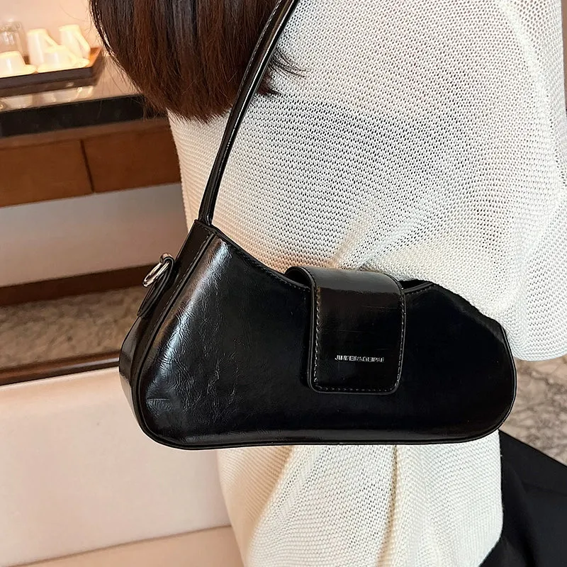 Women's Leather Fashion Versatile Shoulder Bag
