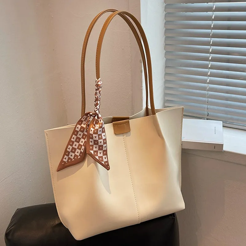 Women's Versatile Twilly Scarf Decor Bag