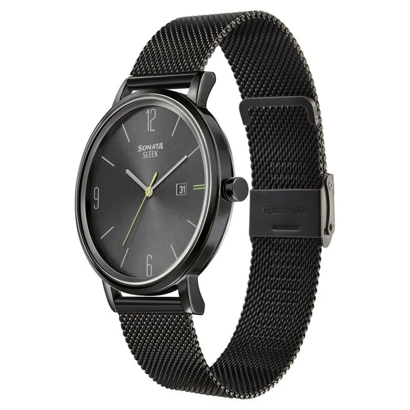 WW2460 Sonata Sleek Date Mesh Chain Watch 7131NM01