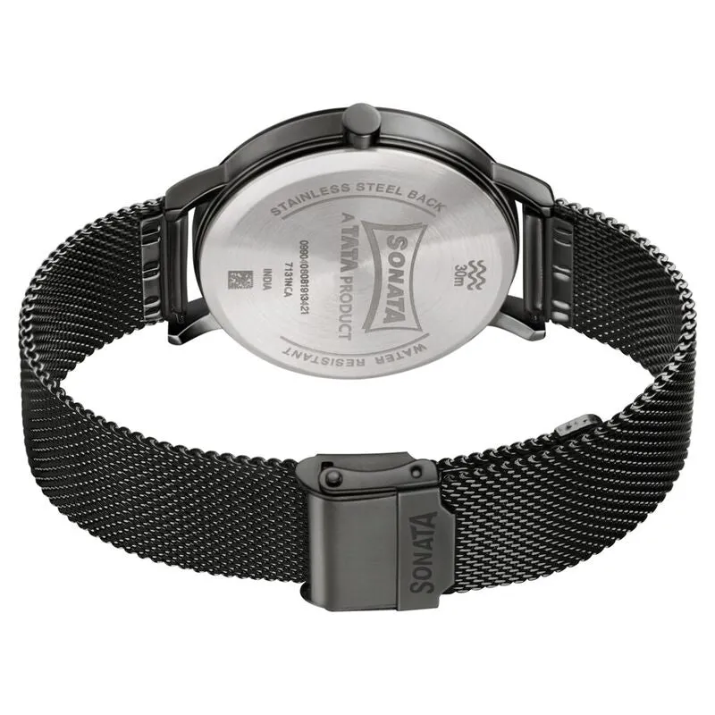WW2460 Sonata Sleek Date Mesh Chain Watch 7131NM01