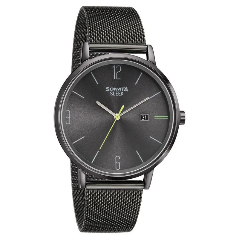 WW2460 Sonata Sleek Date Mesh Chain Watch 7131NM01