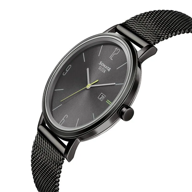 WW2460 Sonata Sleek Date Mesh Chain Watch 7131NM01