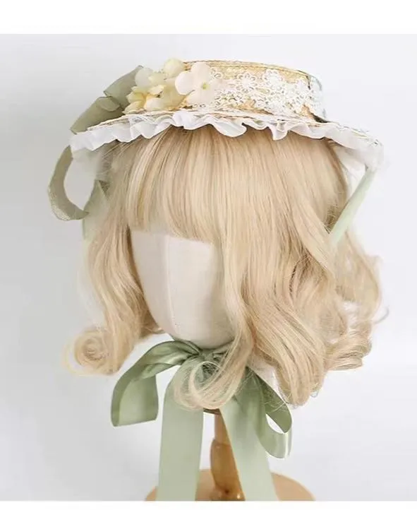 Xiaogui~Muliti-Color Elegant Flower Wedding Hat