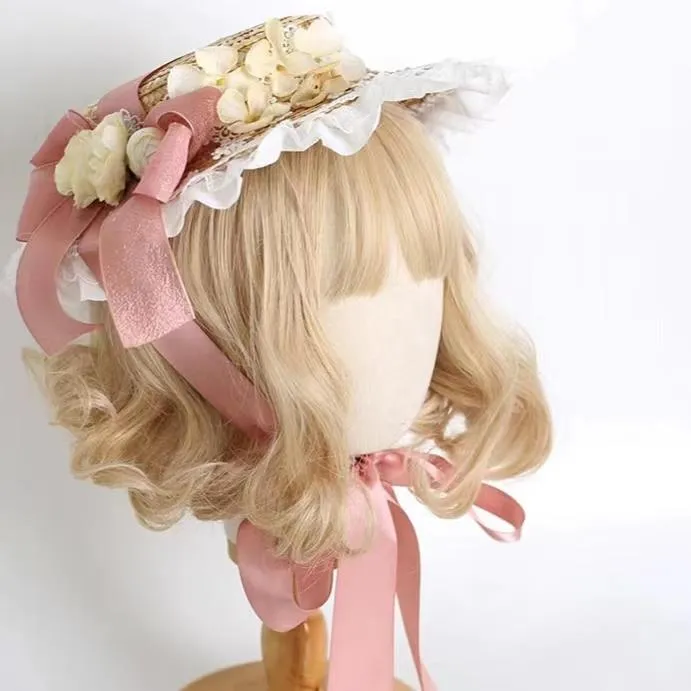 Xiaogui~Muliti-Color Elegant Flower Wedding Hat