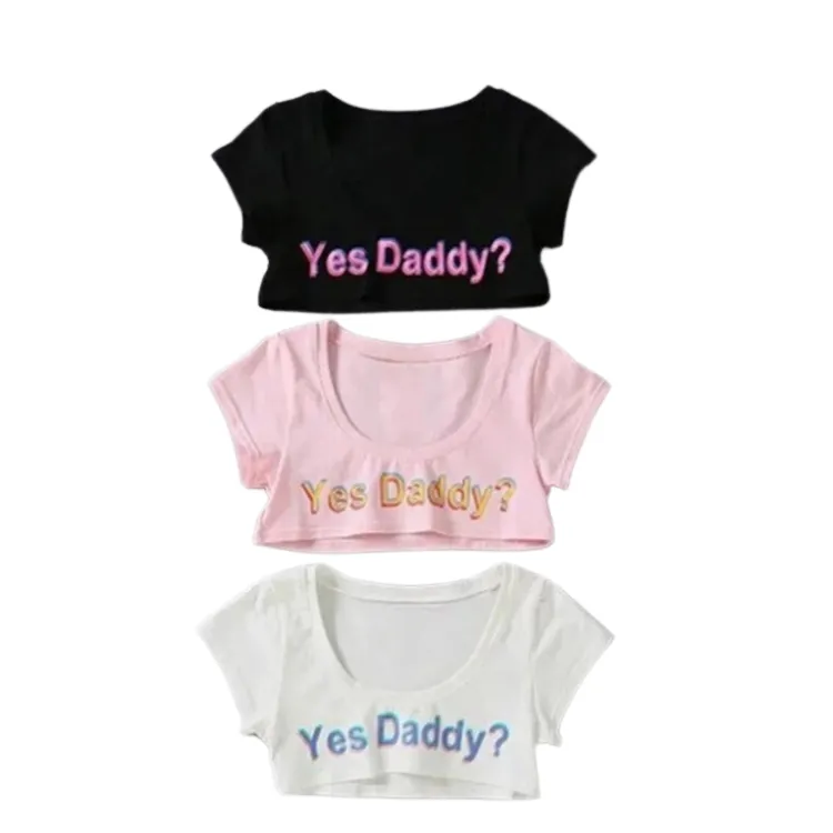 Yes Daddy Crop Tee